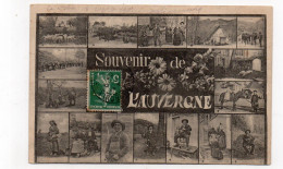 Souvenir De L'Auvergne - Multi-vues - 1907 (N125) - Auvergne