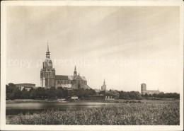 72435338 Stralsund Mecklenburg Vorpommern Kirchen Vom Frankenteich Aus Gesehen S - Stralsund