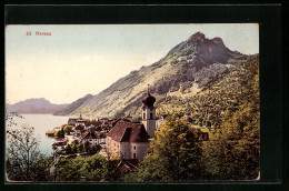 AK Gersau, Partie An Der Kapelle, Blick Auf Die Stadt  - Gersau