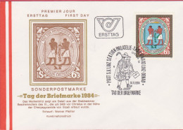 Ö 1984- FDC - Mi:1797 (2) , Tag Der Briefmarke 1984 - Briefbote , SST 4010 Linz / Donau - Maximumkarten (MC)