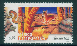 MEXICO 2005 50c. DESERTS Defin., ROMO Printing Scott Cat. 2394 Mint NH Unmounted, Scarce - Mexico