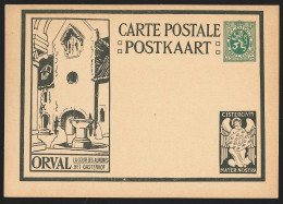 Série 6 Ep Illustrés Neufs 35c+25c Vert ORVAL Avec Ange En Noir - Tarjetas 1909-1934