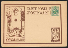 Série 6 Ep Illustrés Neufs 35c + 25c Vert ORVAL Avec Ange En Brun - Postcards 1909-1934