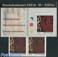 Denmark 2004 Art Academy Booklet, Mint NH, Science - Stamp Booklets - Nuovi