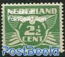 Netherlands 1924 2.5c Green, Without WM, Stamp Out Of Set, Mint NH - Unused Stamps