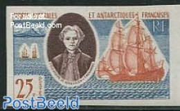 French Antarctic Territory 1960 De Kerguelen-Tremarec 1v, Imperforated, Mint NH, History - Transport - Explorers - Shi.. - Unused Stamps