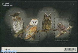 Thailand 2013 Owls S/s, Mint NH, Nature - Birds - Birds Of Prey - Owls - Thailand