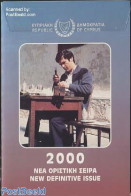 Cyprus 2000 Official Yearset Definitives 2000, Mint NH, Various - Yearsets (by Country) - Nuevos