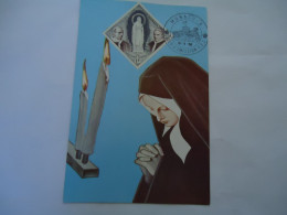 MONACO  MAXIMUM  CARDS  POPES 1958  2  SCAN - Altri & Non Classificati