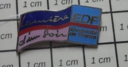 216c Pin's Pins / Beau Et Rare / EDF / LUMIERE D'UN SOIR ELECTRICITE DE FRANCE - EDF GDF