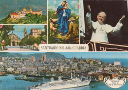 CARTOLINA  GENOVA LIGURIA SANTUARIO N.S. DELLA GUARDIA GENOVA CITTA DI MARIA SANTISSIMA VIAGGIATA 1985  Y13 - Genova (Genoa)