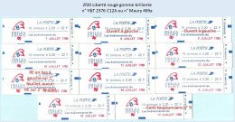 FRANCE - Carnet Série Des 11 Dates Juillet 1789, Dont RE - 2f20 Liberté Rouge - YT 2376 C12A / Maury 469a - Modernos : 1959-…