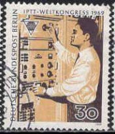 Berlin Poste Obl Yv:316 Mi:344 IPTT-Weltkongress Technicien (Beau Cachet Rond) - Used Stamps