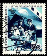 Berlin Poste Obl Yv:317 Mi:345 IPTT-Weltkongress Chargement Du Courrier (Beau Cachet Rond) - Used Stamps