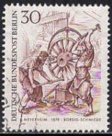 Berlin Poste Obl Yv:308 Mi:335 Paul Meyerhem Borsigschmiede (cachet Rond) - Usati