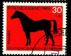 Berlin Poste Obl Yv:303 Mi:328 Für Die Jugend Warmblut (Beau Cachet Rond) - Usati