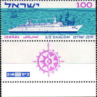 Israel Poste N** Yv: 246 Mi:295 SS Shalom (Tabs) - Unused Stamps (with Tabs)