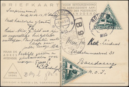 KLM-Flugpost Postjager/Pelikaan Amsterdam-Bandoeng Ab GOIRLE 7.12.33  - Airmail