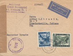 Österreich: 1946: Wien Nach USA: Zensurstelle - Covers & Documents