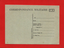 (RECTO / VERSO) CORRESPONDANCE MILITAIRE - F.M. CARTE NON VOYAGEE - Briefe U. Dokumente