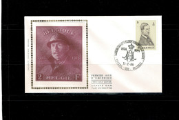 1984 2118 FDC Zijde/soie( Brus/Brux) Nice Quality ! : " Albert I " ( Belgisch Koningshuis /  Famille Royale Belge ) - 1981-1990