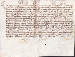 Papal Bull Issued By Pope Clemens XIII Related To Napoli, 1762, On Parchment, Vellum, Bolla Pontificia, PM260N - Decrees & Laws