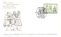 21-9-1985 SAN MARINO PREMIO CITTA' DI LECCO XVIII MOSTRA CITTA' DI LECCO - Lecco