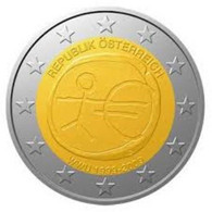 Oostenrijk 2009     2 Euro Commemo   "EMU"      UNC Uit De Rol  UNC Du Rouleaux  !! - Oostenrijk