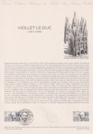 1980 FRANCE Document De La Poste Viollet Le Duc N° 2095 - Documenten Van De Post
