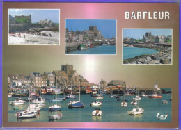 Carte Postale 50. Barfleur Multivues   Très Beau Plan - Barfleur