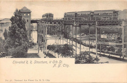 NEW YORK CITY - Elevated Railroad Structure, 110th Street - Publ. National Art Views Co. 46 - Manhattan