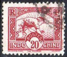 Indochine Poste Obl Yv:163 Mi:173 La Rizière (cachet Rond) - Used Stamps