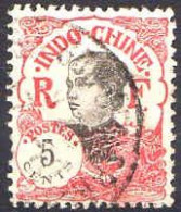 Indochine Poste Obl Yv:104 Mi:110 Annamite (Beau Cachet Rond) - Used Stamps