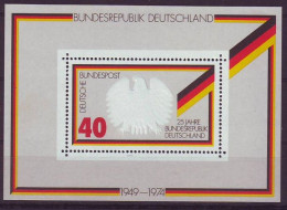 GERMANY Bundes Block 10,unused - 1959-1980
