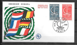 1966 - FDC - FRANCE - 46 - 4 - Paris - 1966