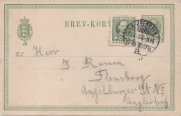 DINAMARCA ENTERO POSTAL 1910 - Postal Stationery