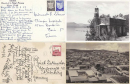 Israel 1967 Palestine 1932 Postcards - Bethlehem Tabgha - Covers & Documents