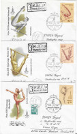 1979 Jeux Olympiques De Moscou 1980 : FDC "Gymnastique" Recommandés Voyagés - Summer 1980: Moscow