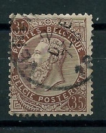 N° 49a - Brun Foncé - Obl. 02/12/18?? - 1884-1891 Leopoldo II
