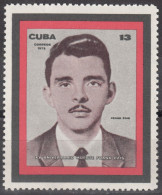 CUBA 1972, FRANK PAIS, COMPLETE MNH SERIES With GOOD QUALITY, *** - Nuovi