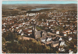 CPSM   LE CREUSOT 71  Vue Panoramique Aérienne.Eglise St Henry - Le Creusot