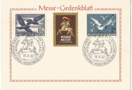 Österreich Austria Wiener Messe Karte 1952 - Covers & Documents