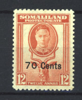 Somaliland  :  Yv  114  * - Somalilandia (Protectorado ...-1959)