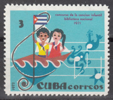 CUBA 1972, MUSIC, CHILDREN'S SONGS, COMPLETE MNH SERIES With GOOD QUALITY, *** - Nuovi