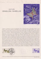 1980 FRANCE Document De La Poste Graellsia Isabellae N° 2089 - Documenten Van De Post