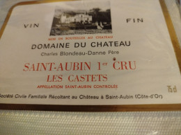 SAINT-AUBIN 1ER CRU LES CASTETS DOMAINE DU CHÂTEAU - Bourgogne