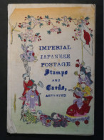 DS2   JAPON  CARNET  Intitulé "Imperial Japanese Postage Stamps (35 ) And 5 Cards ..." Sur Papier De Riz.  1900  ++ - Covers & Documents