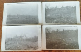 CPA Carte Photo Lieux à Identifier Période De Guerre Village Détruit - Colecciones Y Lotes