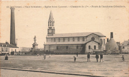 71 LE CREUSOT PLACE SCHNEIDER L EGLISE SAINT LAURENT - Le Creusot