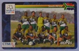 MACAU - Chip - CTM - Smart Card - SOUTH AFRICA - Football World Cup 98 - Mint - Macau